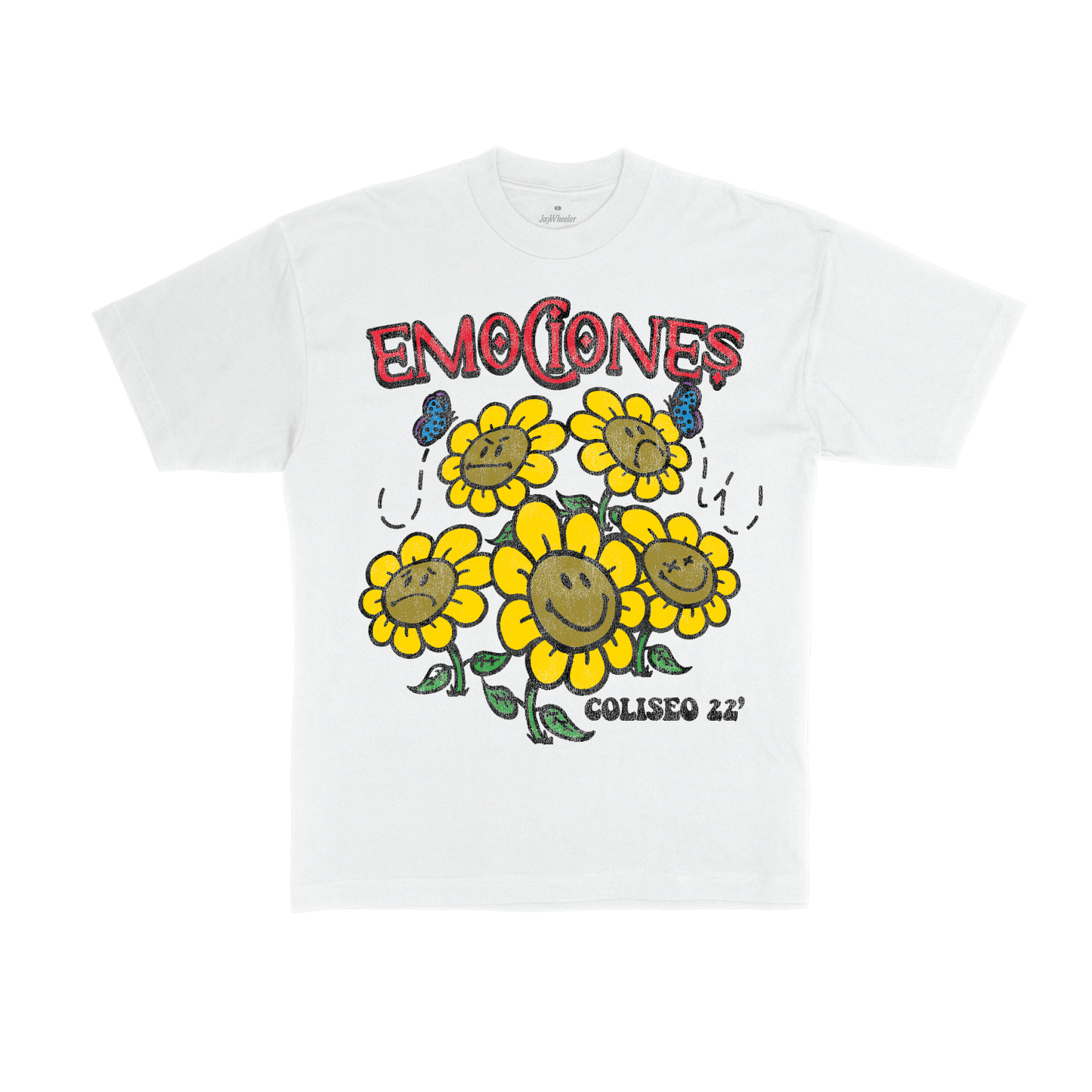 Camiseta de flores
